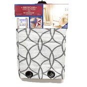 Wholesale - 54" X 84" GRAY WINDOW CURTAIN, UPC: 895412503252
